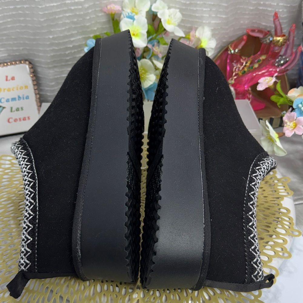 (Z3) New women's platform Clog, short mini boots with fleece lining, Sz 41/9 US - Picture 10 of 10